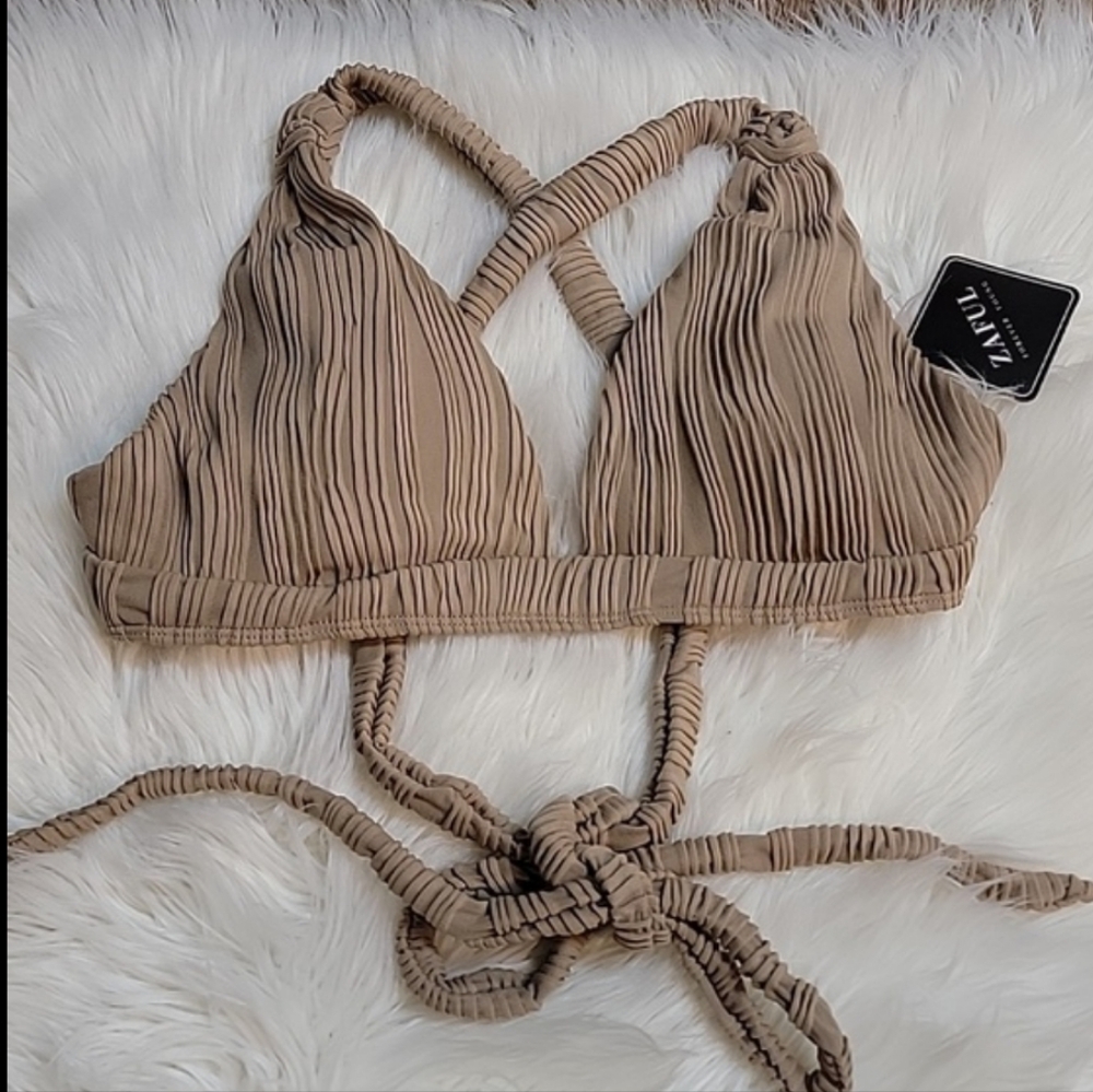 Zaful | Textured Bikini Set - Picture 7 of 9